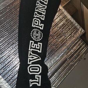 Victoria's Secret PINK Black Leggings